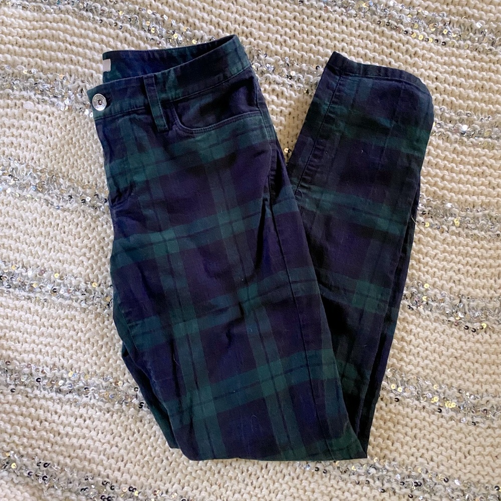 Banana Republic plaid pants